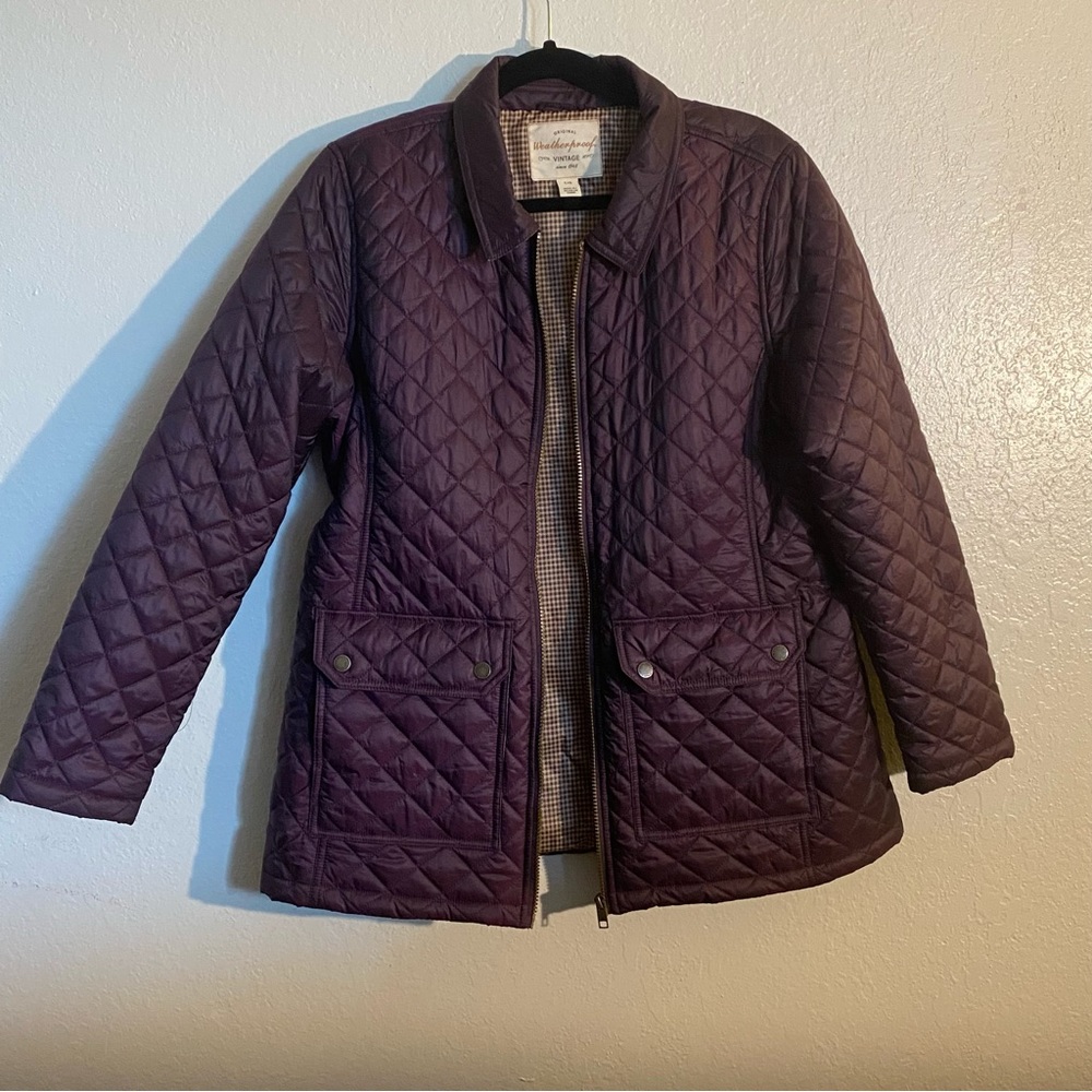 Original Weatherproof Vintage 1948 Plum Jacket